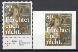 BRD 2021 Mi.3636+3642-Nass+SK „Die Botschaft Des Engels“ Postfrische** Lot MNH - Unused Stamps
