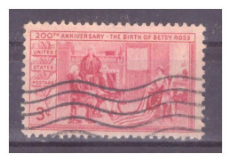 USA - 1952 - Bicentenario Della Nascita Di Betsy Ross Che Confezionò La Prima Bandiera Americana - Used Stamps