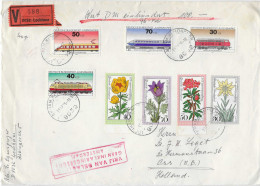 Postzegels > Europa > Duitsland > West-Duitsland >brief Met 8 Postzegels (18450) - Autres & Non Classés