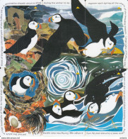 JERSEY ISL.(GPT) - Puzzle Of 6 Cards, Puffins, CN : 68JERA-B-C-D-E-F(normal 0), Tirage %20000, Used - Jersey Et Guernesey