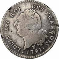 France, Louis XVI, 30 Sols François, 1791 / AN 3, Limoges, 2ème Semestre - Other & Unclassified