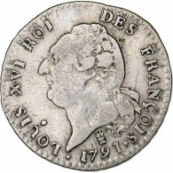 France, Louis XVI, 15 Sols François, 1791 / AN 3, Limoges, 2ème Semestre - Sonstige & Ohne Zuordnung
