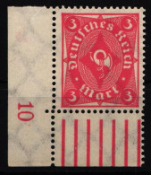Deutsches Reich 225 Pln Postfrisch Platte 10 #NL567 - Other & Unclassified