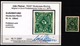 Deutsches Reich 226 A U Postfrisch Kurzbefund Fleiner #NL562 - Autres & Non Classés