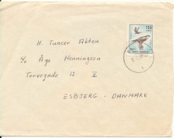 Turkey Cover Sent 1967 Single Franked BIRD - Brieven En Documenten