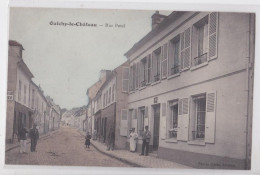 Oulchy-le-Château Aisne Rue Potel Cpa Colorée - Autres & Non Classés