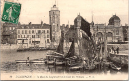 59 DUNKERQUE - Le Quai Du Leughenaert Et La Calle Des Pêcheurs - Dunkerque