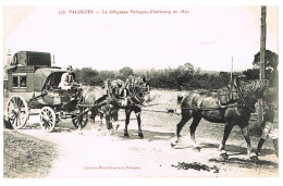 VALOGNES - La Diligence Valognes-Cherbourg En 1830 - Valognes