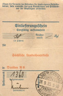 H3057 - Oberlichtenau BZ Chemnitz Einlieferungsschein Stempel - Lettres & Documents