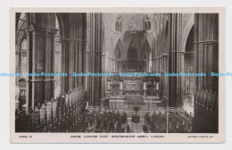C008937 10491 2. Choir. Looking East. Westminster Abbey. London. Rotary Photo. 1 - World