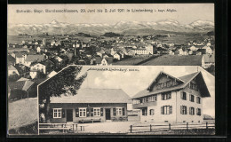 AK Lindenberg / Allgäu, Schwäb. Bayr. Bundesschiessen 1911, Schiessstätte  - Jagd