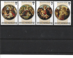 1985 COOK 846-49** Noël, Tableaux Botticelli, Côte 11.00 - Cook