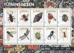 Netherlands - 2024 - Garden Insects - Mint Stamp Sheetlet - Unused Stamps