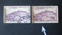 FRANCE FRANCIA 法国 ФРАНЦИЯ 1946 MONUMENTS ET SITES VARIETE COLOR - Used Stamps