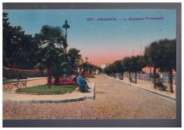 CPA  Arcachon - Le Boulevard Promenade - Arcachon