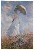 Art - Peinture - Claude Monet - Femme à L'ombrelle - Woman With A Parasol - CPM - Voir Scans Recto-Verso - Schilderijen