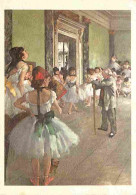 Art - Peinture - Edgar Degas - Classe De Danse - CPM - Voir Scans Recto-Verso - Schilderijen