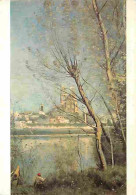 Art - Peinture - Jean-Baptiste Camille Corot - La Cathédrale De Mantes - Carte Neuve - CPM - Voir Scans Recto-Verso - Schilderijen