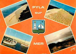 33 - Dune Du Pyla - Multivues - Blasons - Bassin D'Arcachon - CPM - Voir Scans Recto-Verso - Other & Unclassified