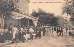 LANCON (Bouches-du-Rhône) - Café De L'Avenir, Cours Victor Hugo - Voyagé 190? (2 Scans) - Sonstige & Ohne Zuordnung