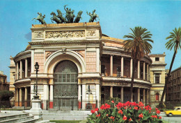 ITALIE - Palermo - Politeama Garibaldi - Cour - Statue De Combattants - Carte Postale Anicenne - Palermo