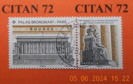 FRANCE 2024    97eme  CONGRES  FFAP  PALAIS   BRONGNIART  PARIS      NEUF  OBLITERE - Used Stamps