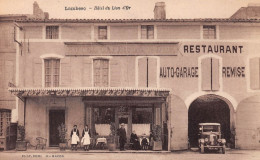 LAMBESC (Bouches-du-Rhône) - Hôtel Du Lion D'Or - Café-Restaurant, Automobile - Ecrit (2 Scans) - Lambesc