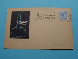 14e BRUGSE Jaarbeurs 1965 ( Briefkaart Blanco Rug ) Anno 1965 ( Zie Scans ) BELGIË / BELGIQUE ! - Brugge