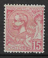Monaco YT N° 15 Neuf *. TB. Gomme D'origine. TB - Unused Stamps