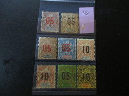 GUINEE TYPE GROUPE Surchargés ** MH - Unused Stamps