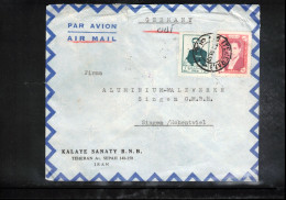 Iran 1957 Interesting Airmail Letter - Iran