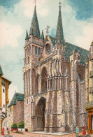 56-Vannes-La Cathédrale- éditeur : M. Barré & J. Dayez - Illustrateur : Barday - 1946-1951 - Vannes