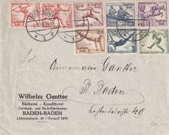 Allemagne Lettre Baden - Baden 1936 - Lettres & Documents