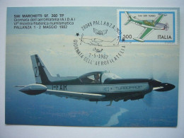 Avion / Airplane / SIAI MARCHETTI SF 260 TP / Carte Maximum - 1946-....: Ere Moderne