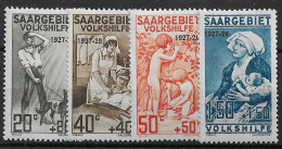 Sarre YT N° 121/124 Neufs ** MNH. TB - Unused Stamps