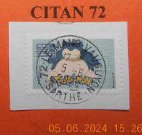 FRANCE 2024    DU  CARNET  POKEMON     NEUF  OBLITERE - Used Stamps