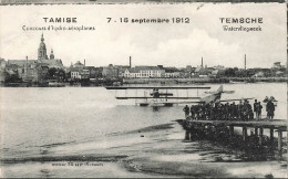 BELGIQUE - Tamise - Concours D'hydro Aéroplanes - 16 Septembre 1912 - Sanchez... Biplan Belge - Carte Postale Ancienne - Temse