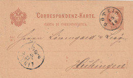 Autriche Entier Postal Götzis 1879 - Cartes Postales