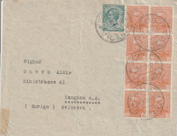 Italie Lettre Schio Pour La Suisse 1929 - Marcophilie
