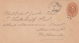 Indes Néerlandaises Entier Postal 1892 - Niederländisch-Indien