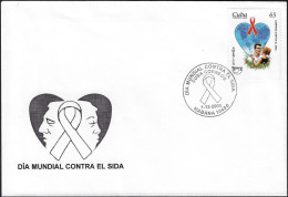 Cuba 2000 Y&T 3903 Sur FDC. Journée Mondiale Contre Le SIDA - Maladies