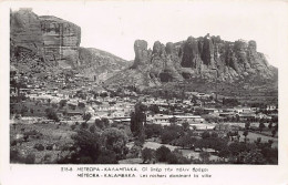 Greece - KALABAKA Kalambaka - View Of Meteora - REAL PHOTO - Publ. A. Zaimi 318 - Greece