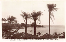 Sierra-Leone - Cape Lighthouse, As Seen Through The Indigenous Palm Tree - Publ. Lisk-Carew Brothers  - Sierra Leona