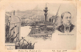 South Africa - Boer War - President Kruger Arriving In Marseille (France) Onboard Dutch Cruiser Gelderland - Publ. Unkno - Südafrika