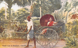 Sri Lanka - Tamil Lady In Rickshaw - Publ. Plâté Ltd. 80 - Sri Lanka (Ceylon)