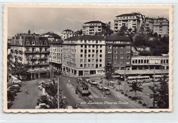 Suisse - LAUSANNE (VD) Place Du Tunnel - Garage Du Tunnel - Trolley-Bus - Ed. Perrochet 4011 - Lausanne