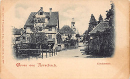 RORSCHACH (SG) Kirchstrasse - Verlag H. Guggenheim & Co 3806 - Rorschach