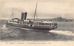 Jersey - ST. HELIER - Guernsey Boat Leaving St. Helier - Publ. L.L. Levy 10 - St. Helier