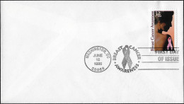 États-Unis USA 1996 Y&T 2516 Sur FDC. Campagne Sur Le Cancer Du Sein - Maladies