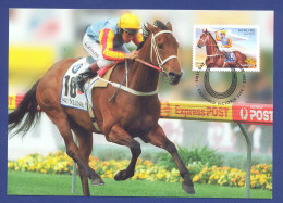 Australia. KARTE MAХIMUM .Horse Racing SUNLINE 1995 - Neufs